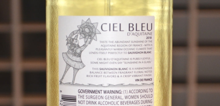 Ciel Bleu d'Aquitane Sauvignon Blanc