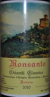 2010 Castello di Monsanto Chianti Classico Riserva