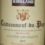 2012 Kirkland Signature Chateauneuf du Pape