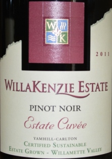 2011 WillaKenzie Estate Cuvee Pinot Noir