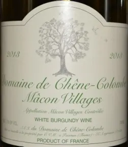 2013 Domaine de Chene-Colombe Macon Villages