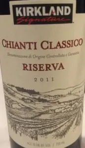 2011 Kirkland Signature Chianti Classico Riserva