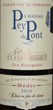 2010 Chateau Pey de Pont Medoc Bordeaux