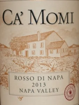 2013 Ca' Momi Rosso di Napa Napa Valley Red Wine 