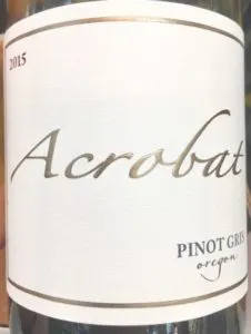 2015 Oregon Acrobat Pinot Gris