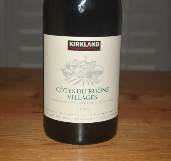 2016 Kirkland Signature Cotes du Rhone Villages