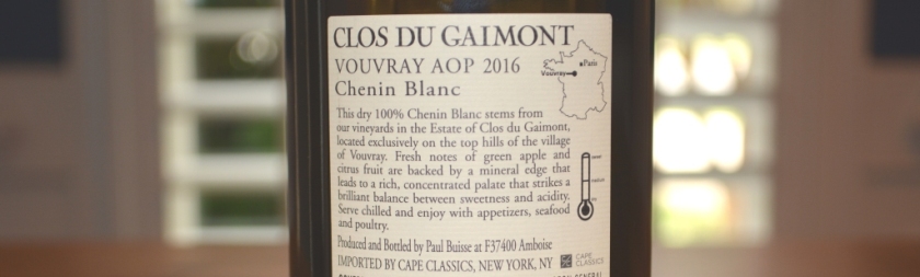 2016 Clos du Gaimont Vouvray