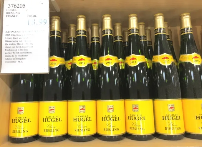 2015 Hugel Classic Riesling Alsace