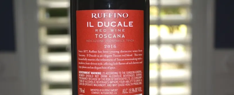 2016 Ruffino Il Ducale Toscana