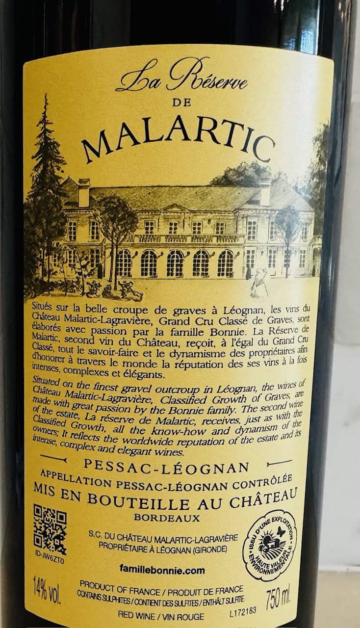 Malartic Lagraviere Pessac-Leognan