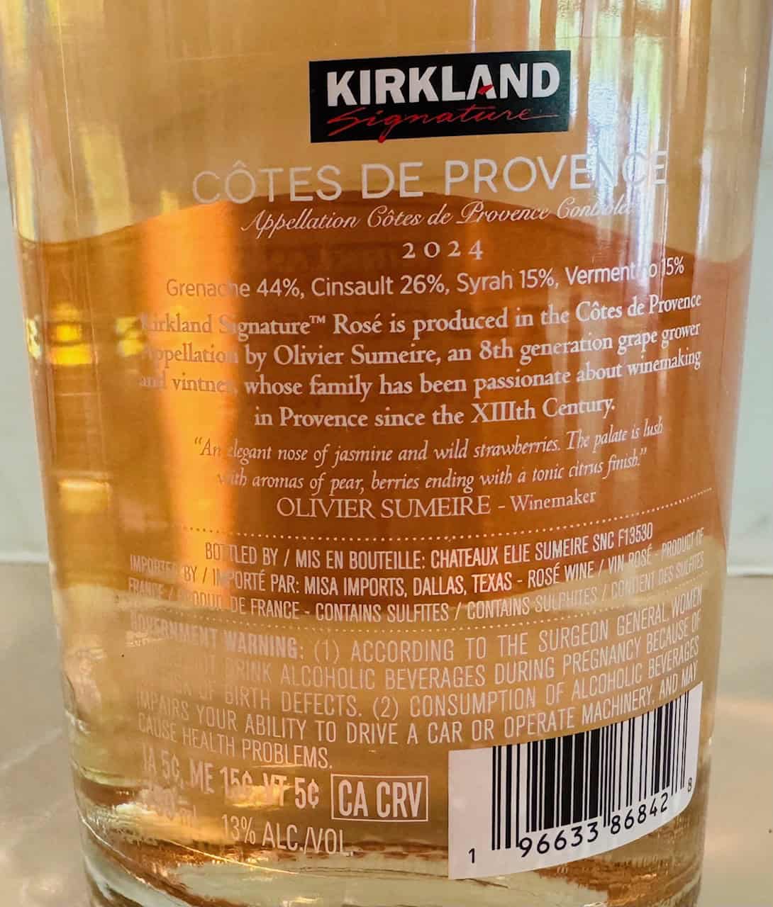 Kirkland Signature Cotes de Provence Rose
