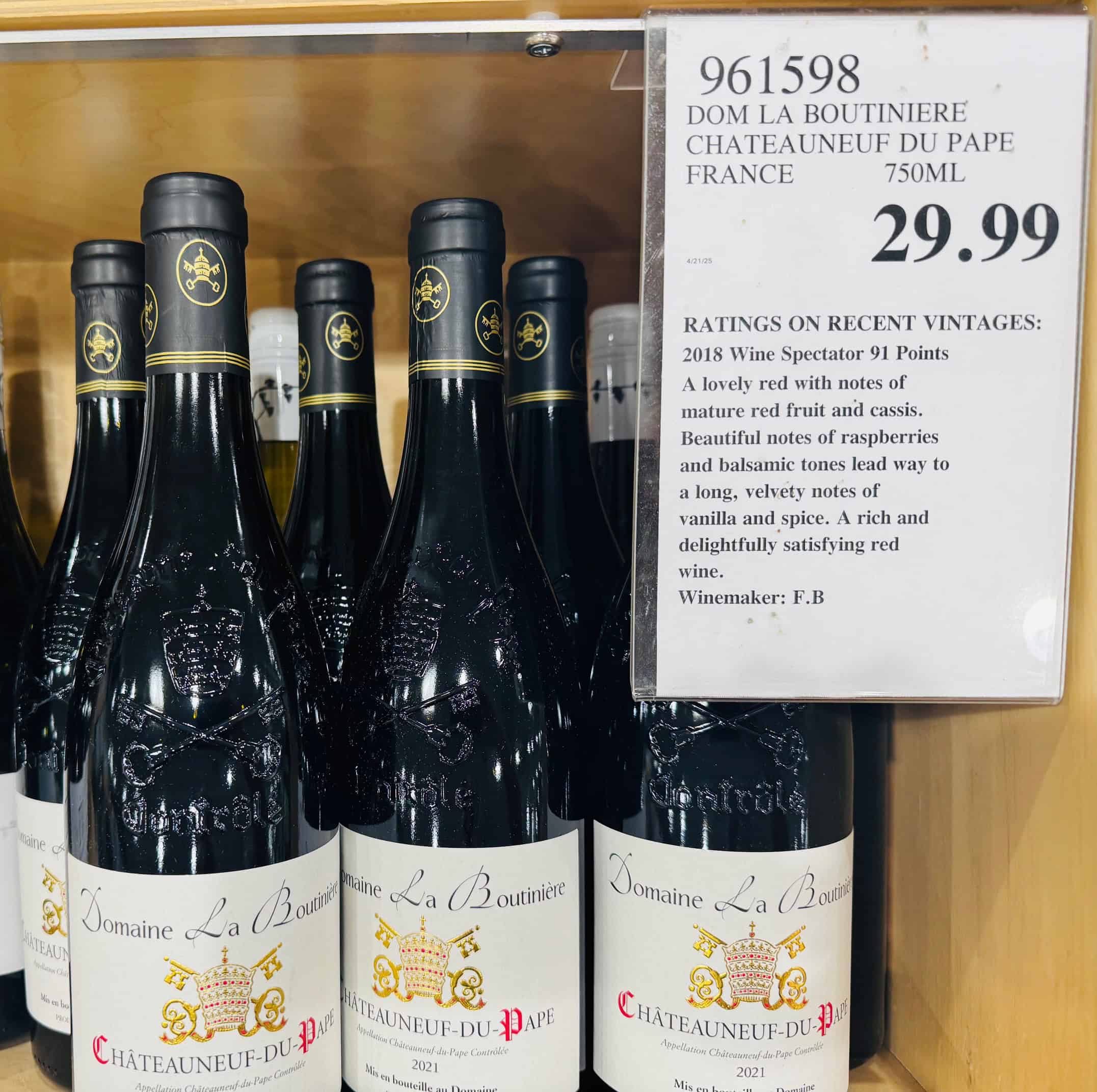 Domaine La Boutiniere Chateauneuf-du-Pape