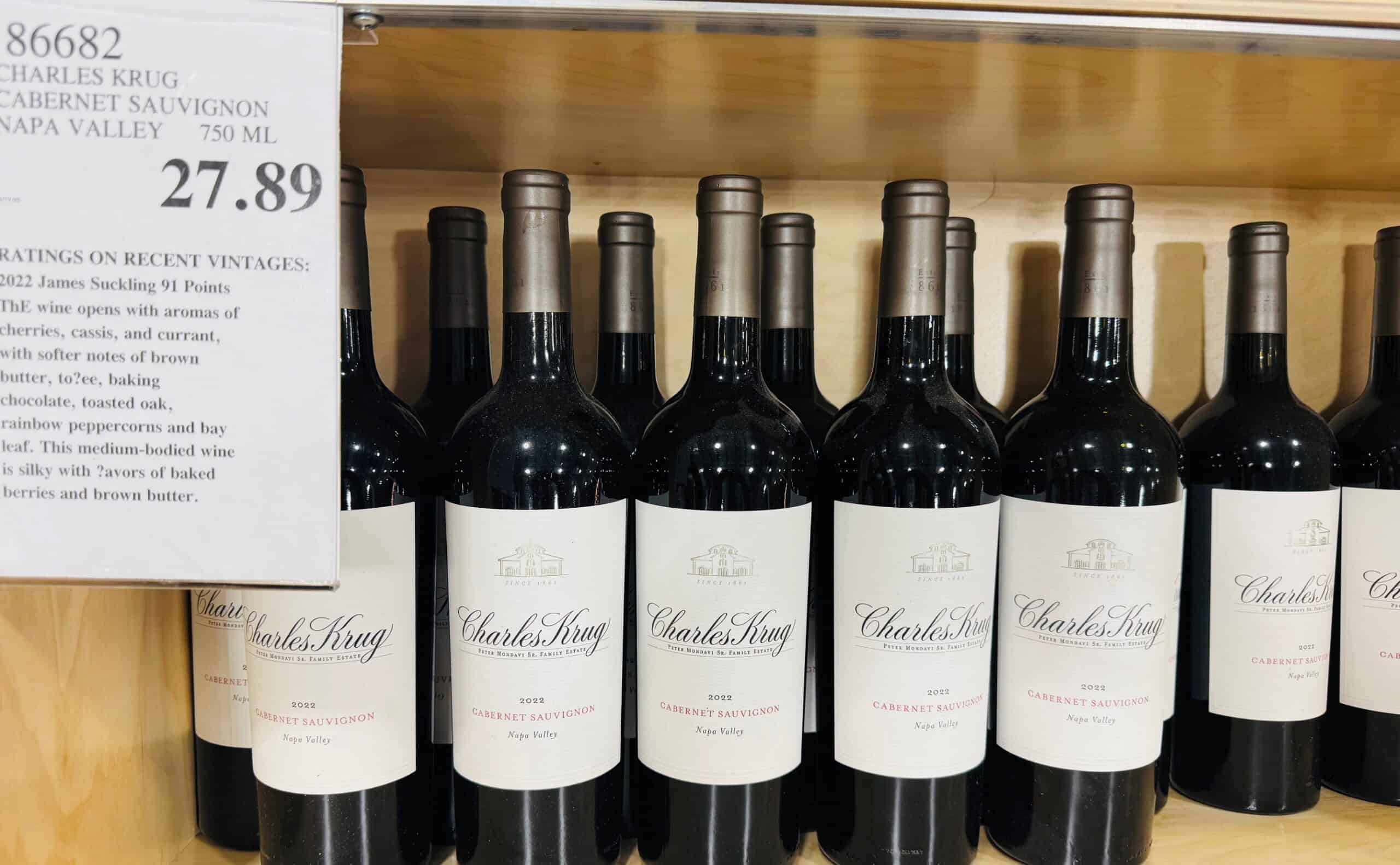 Charles Krug Cabernet Sauvignon Napa