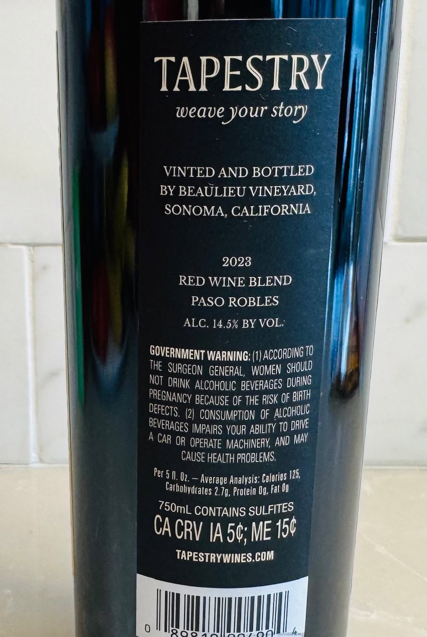 2023 Tapestry Red Blend Paso Robles