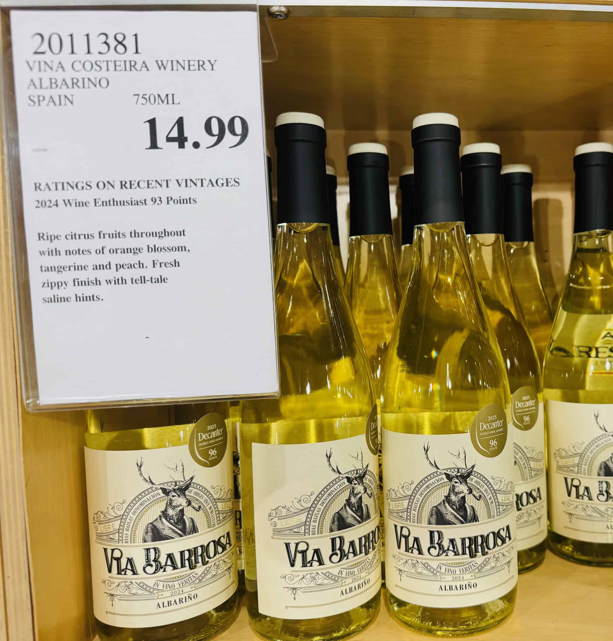 2024 Vina Costeira Via Barrosa Albarino