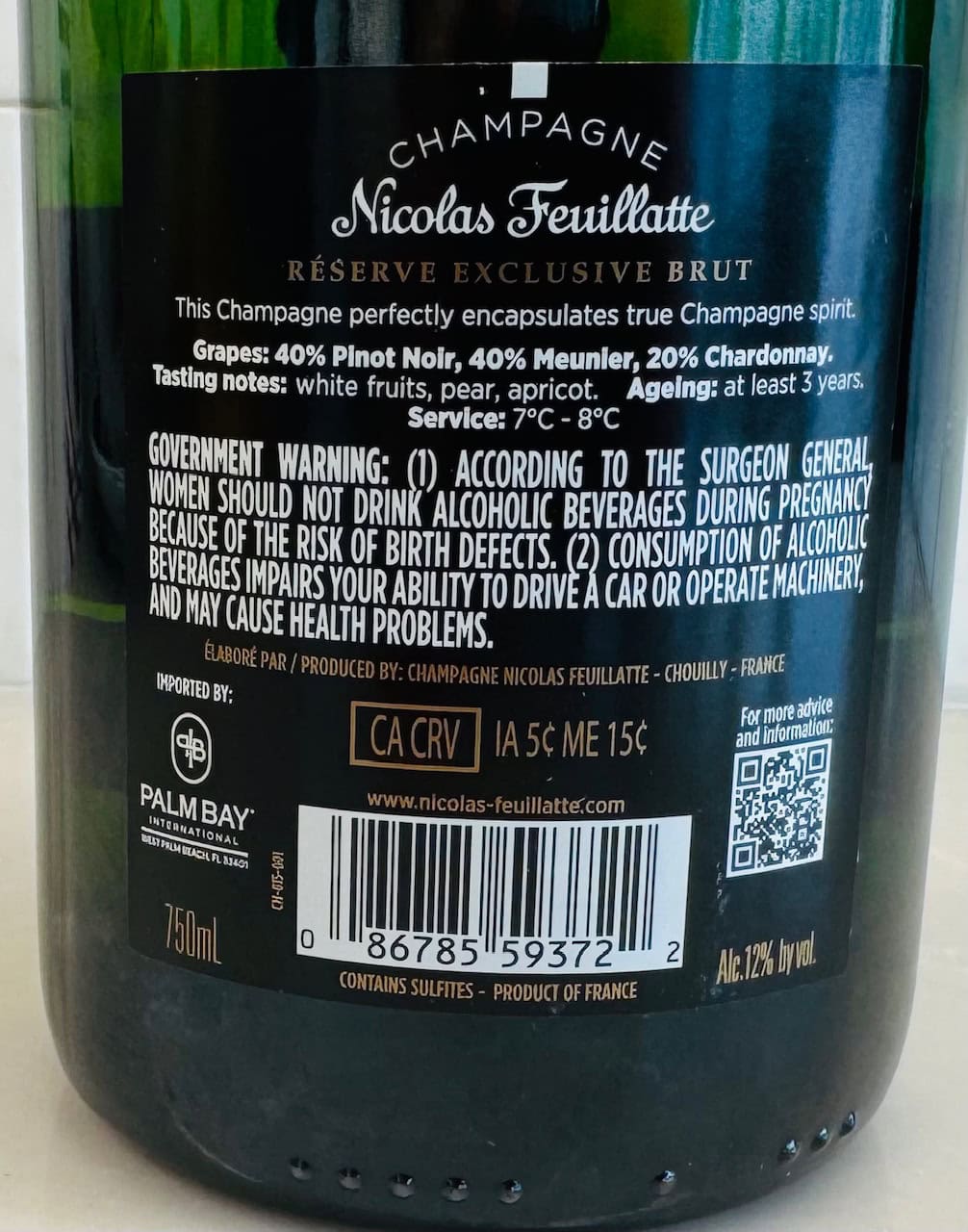 Nicolas Feuillatte Reserve Exclusive Brut Champagne