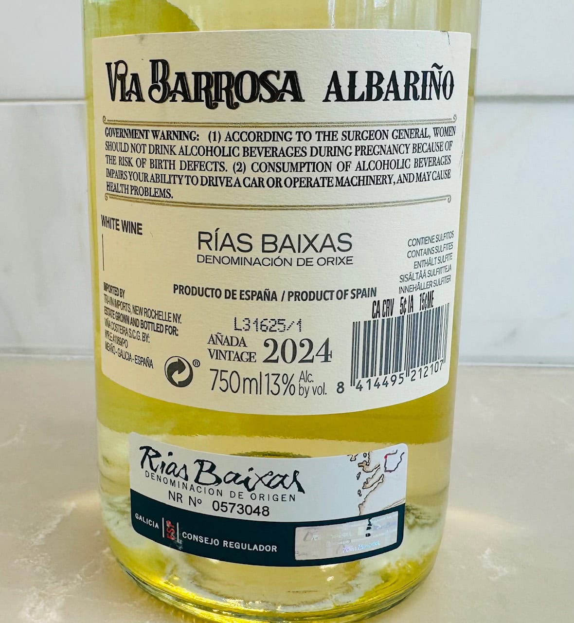 2024 Vina Costeira Via Barrosa Albarino