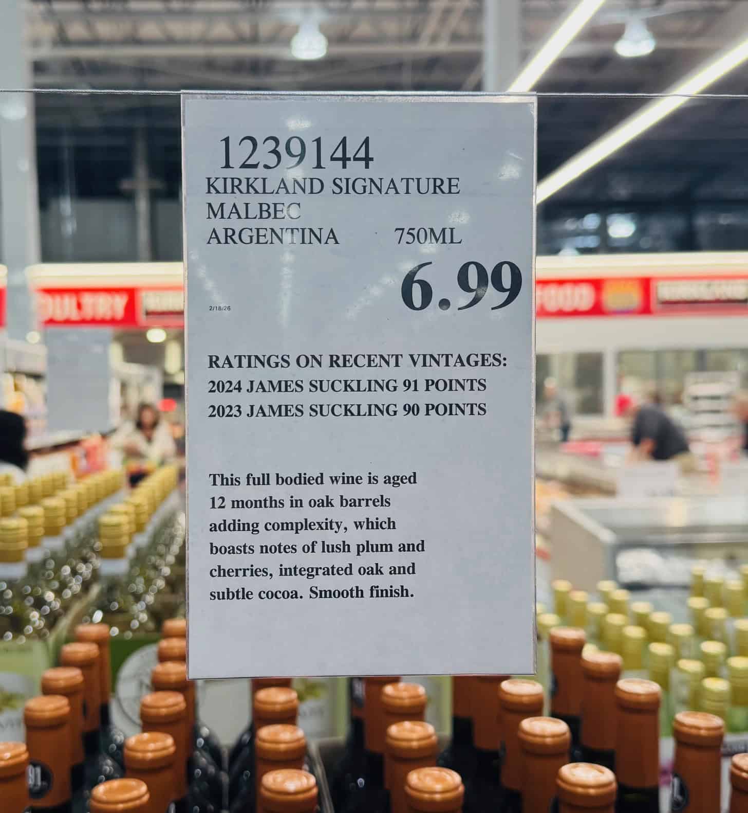 2024 Kirkland Malbec Mendoza