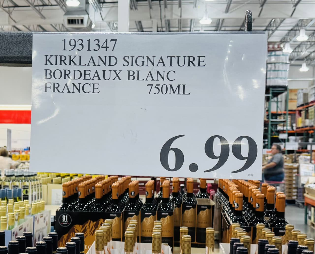 2024 Kirkland Signature Bordeaux Blanc