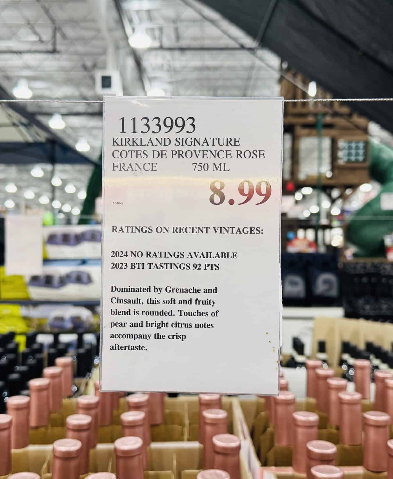 Kirkland Signature Cotes de Provence Rose