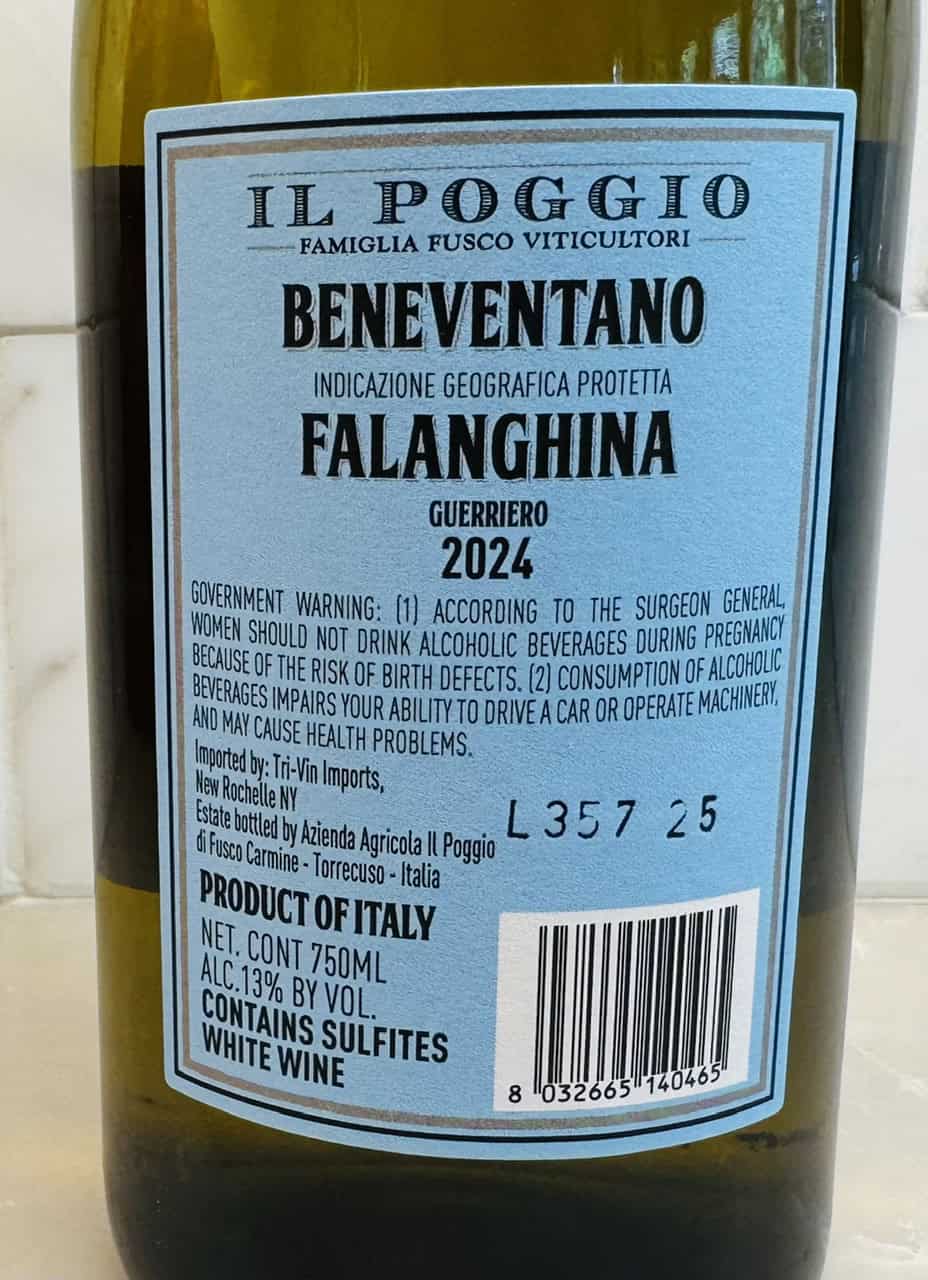 Il Poggio Guerriero Falanghina Beneventano