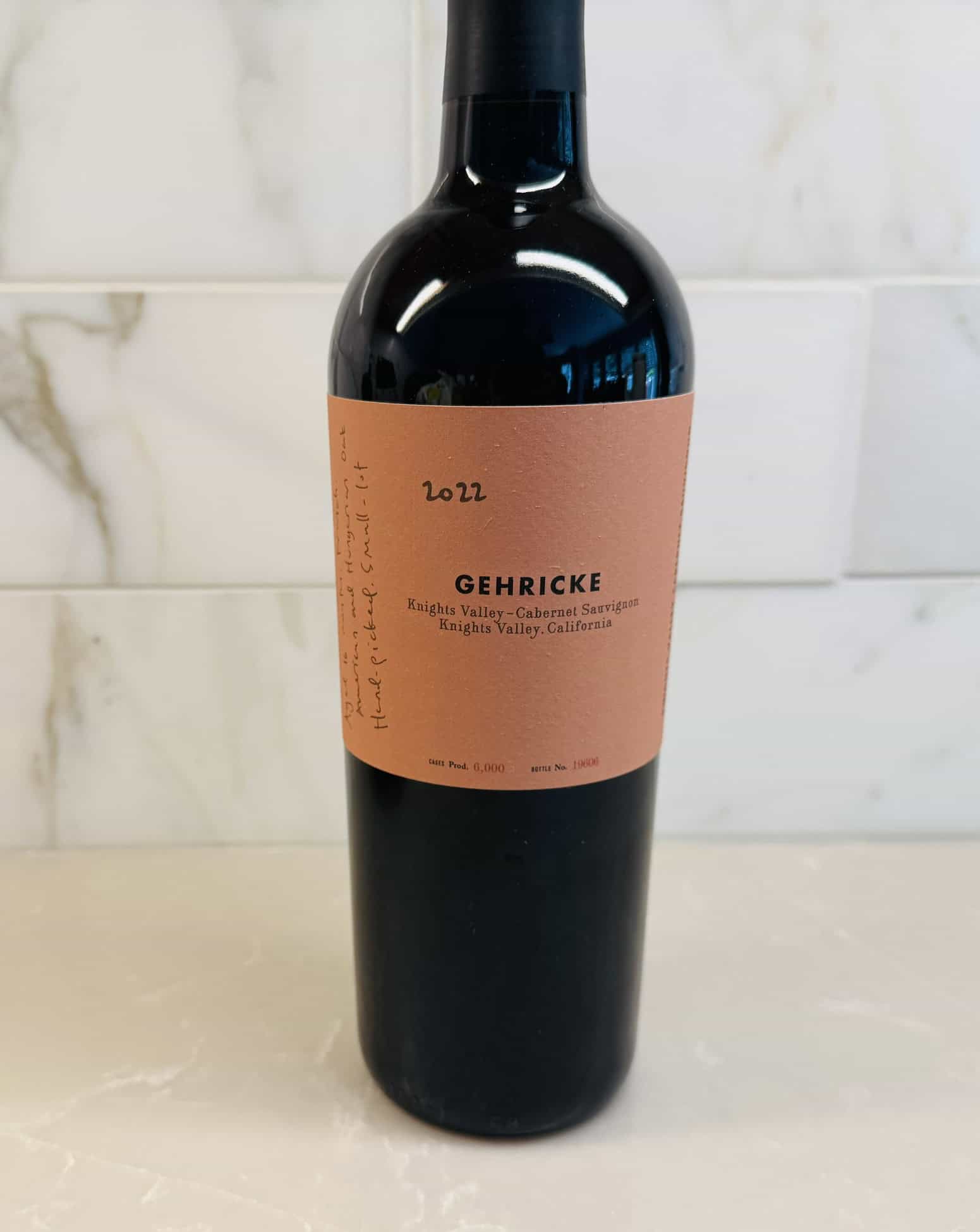 Gehricke Cabernet Sauvignon Knights Valley