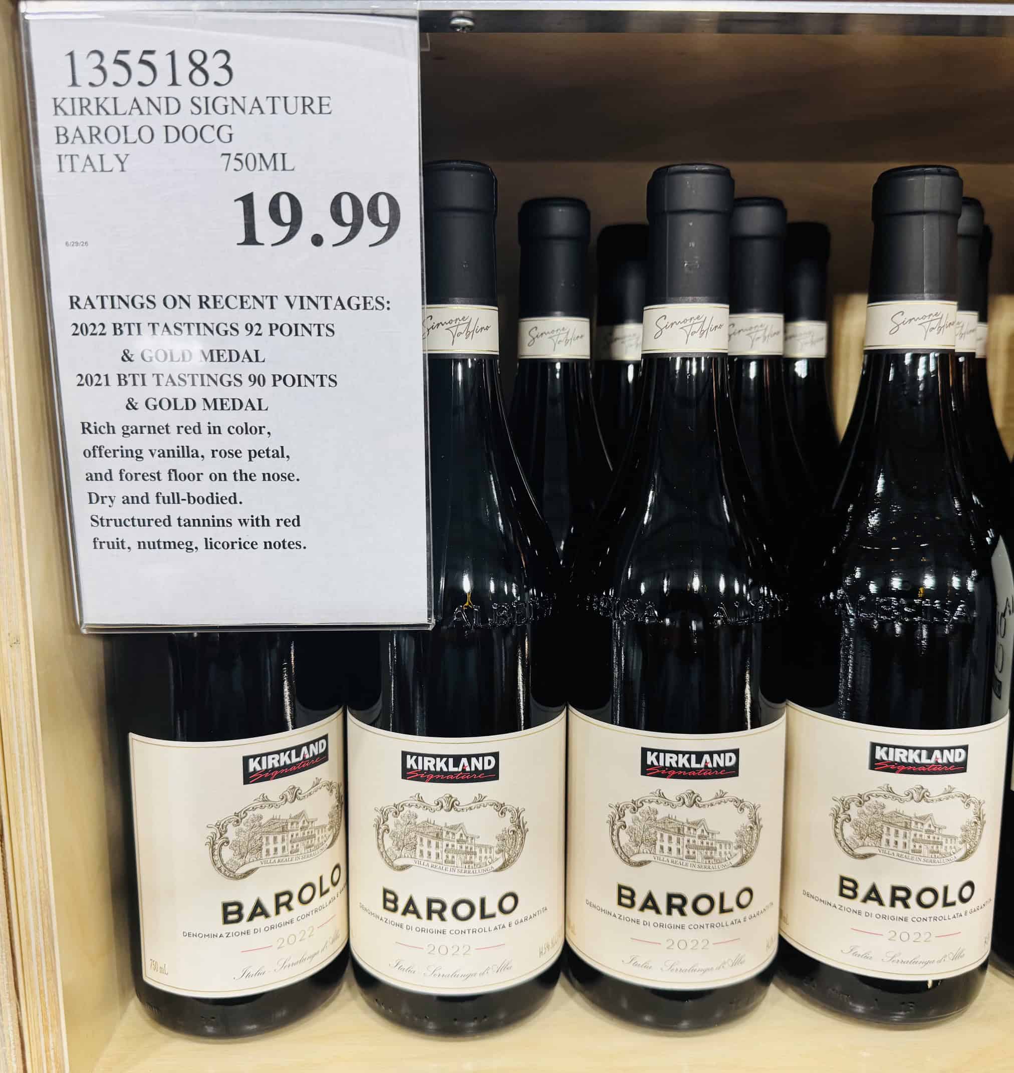 Kirkland Signature Barolo