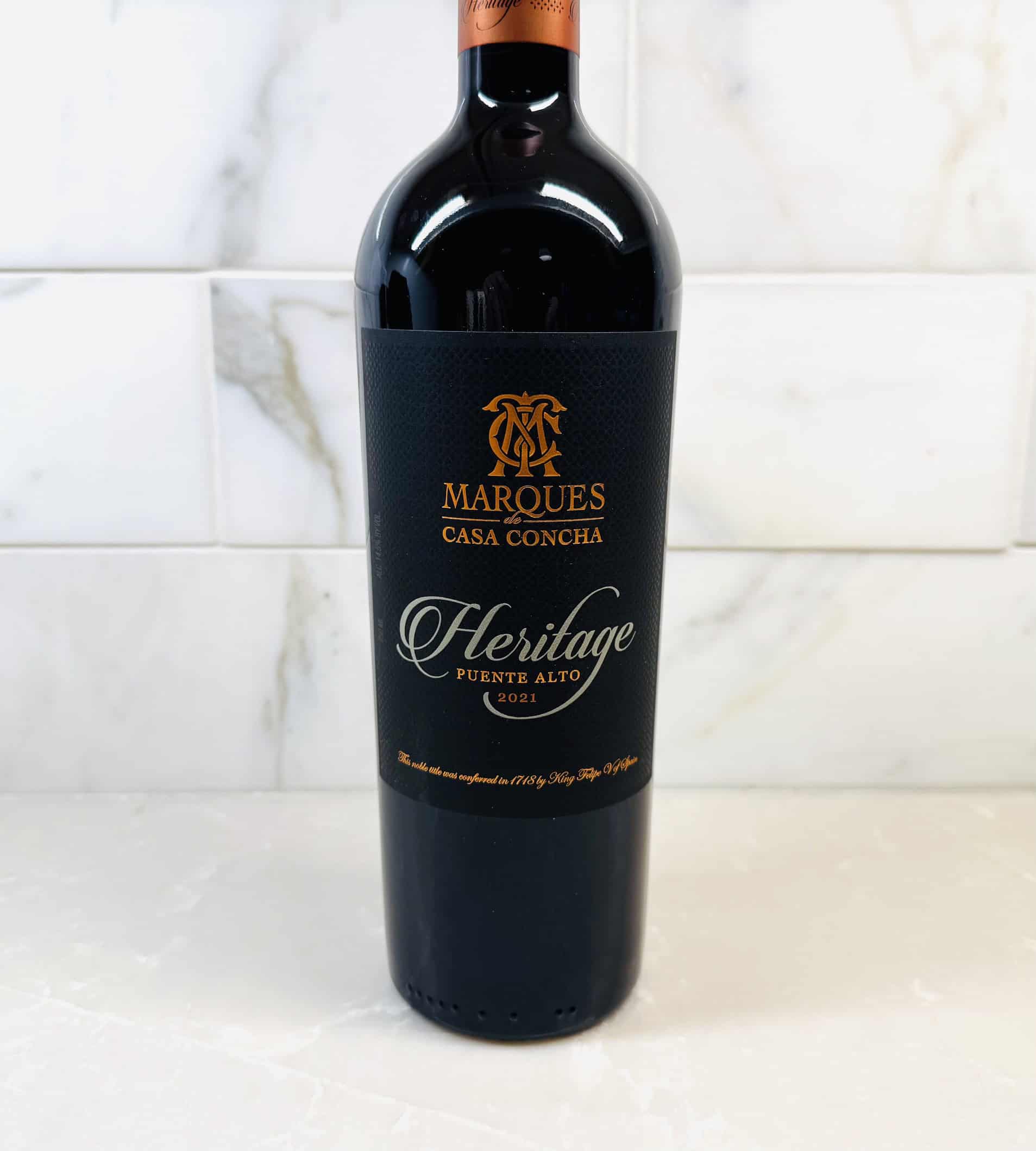2021 Marques De Casa Concha Heritage Puente Alto Red Blend