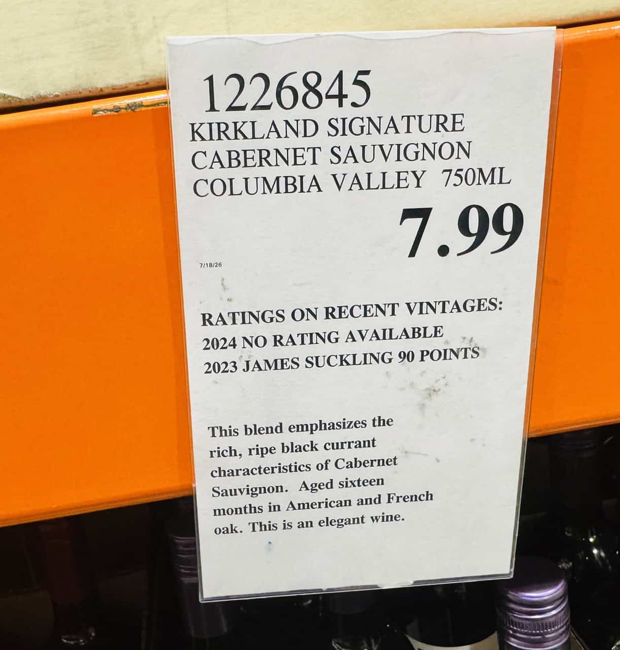 Kirkland Signature Columbia Valley Cabernet Sauvignon