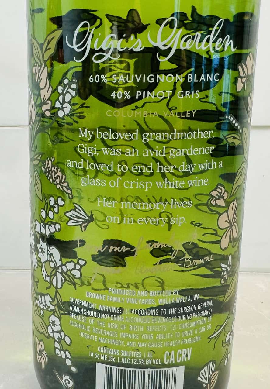 Gigi's Garden Sauvignon Blanc Pinot Gris