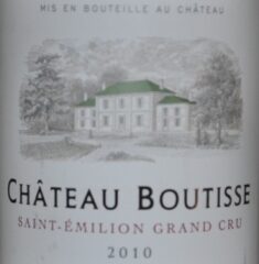 2010 Chateau Boutisse Saint-Emilion Bordeaux
