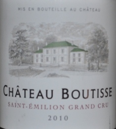 2010 Chateau Boutisse Saint-Emilion Bordeaux