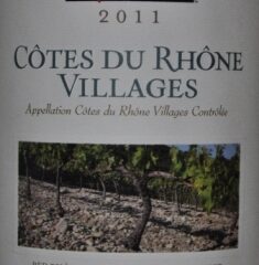 2011 Kirkland Signature Cotes du Rhone Villages