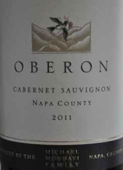 2011 Oberon Cabernet Sauvignon Napa County