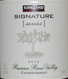 2012 Kirkland Signature Series Russian River Chardonnay