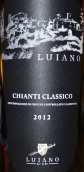 2012 Luiano Chianti Classico