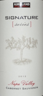 2012 Kirkland Signature Series Napa Cabernet Sauvignon