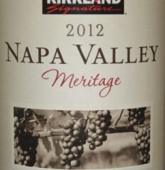 2012 Kirkland Signature Napa Valley Meritage