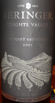 2013 Beringer Knights Valley Cabernet Sauvignon