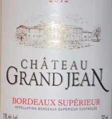 2012 Chateau Grand Jean Bordeaux Superieur