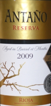 2009 Antano Rioja Reserva