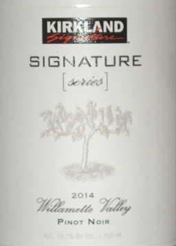 2014 Kirkland Signature Series Willamette Valley Pinot Noir