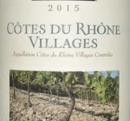 2015 Kirkland Signature Cotes du Rhone Villages