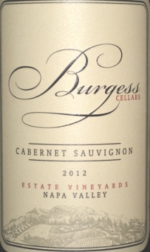 2012 Burgess Estate Napa Cabernet Sauvignon