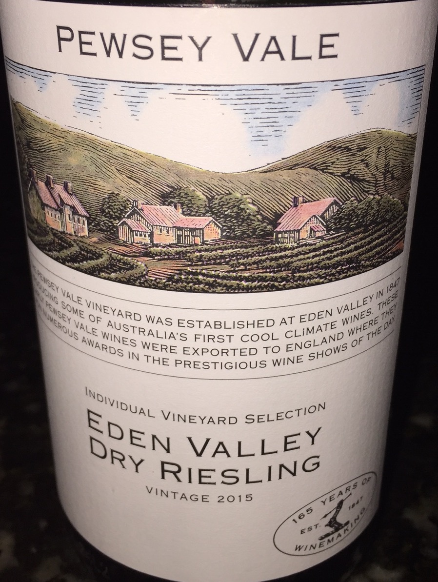 2015 Pewsey Vale Eden Valley Dry Riesling