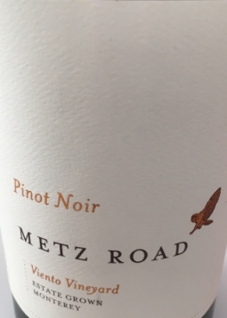 2012 Metz Road Monterey Pinot Noir