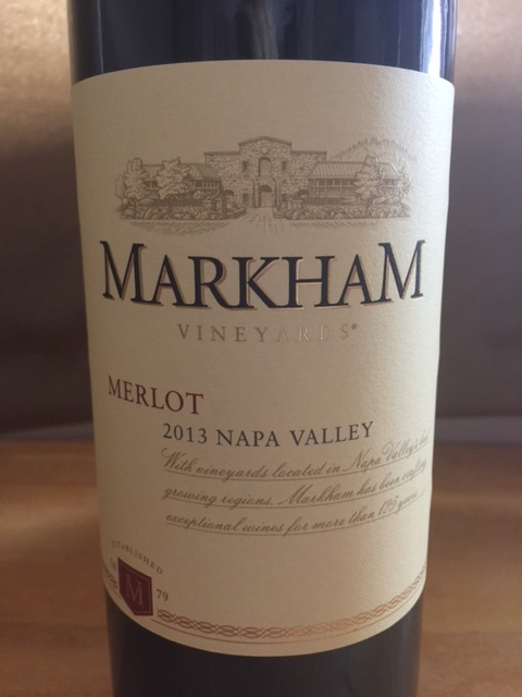 2013 Markham Merlot Napa Valley