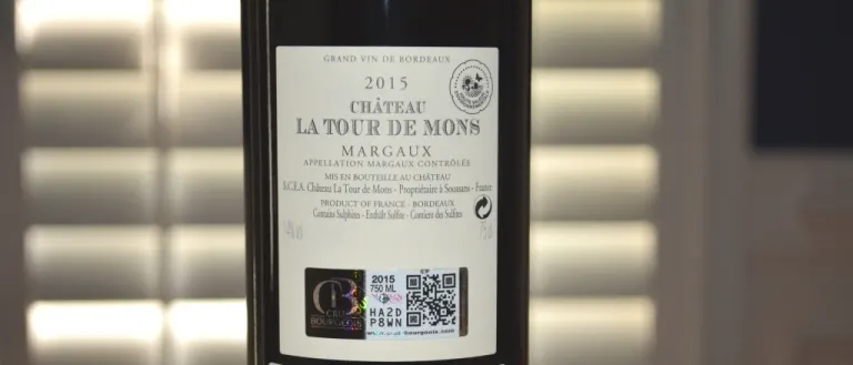 2015 Chateau La Tour de Mons Margaux