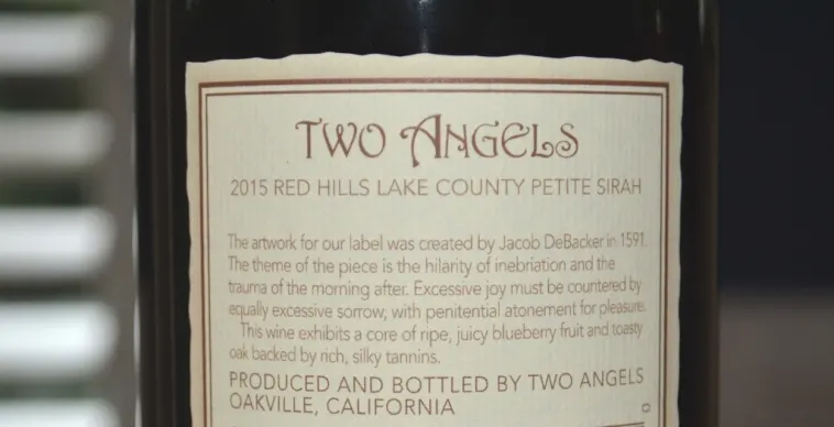 2015 Two Angels Petite Sirah