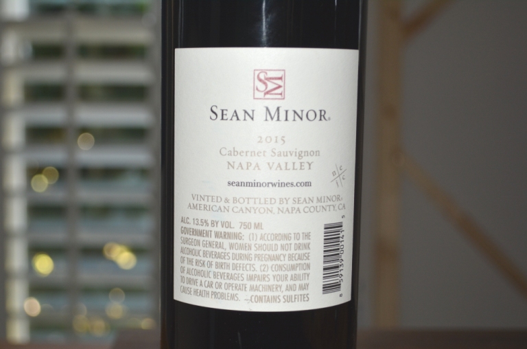 2015 Sean Minor Cabernet Sauvignon Napa Valley